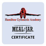 Hamilton Gymnastic Academy JARFUNDING Certificate