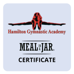 Hamilton Gymnastic Academy JARFUNDING Certificate
