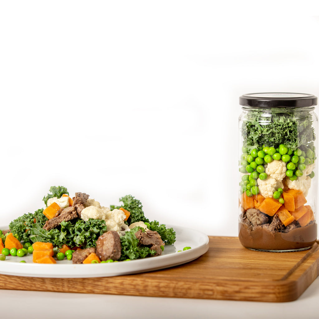 Steak & Vegetables Keto Meal in a Jar