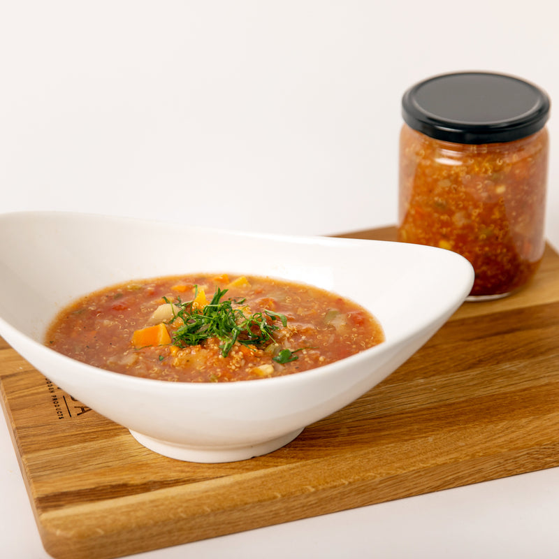 Quinoa Veggie Soup Meal in a Jar