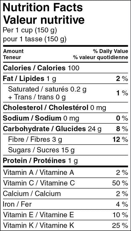 Acai Pineapple Smoothie Nutrition Facts