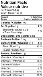 Acai Pineapple Smoothie Nutrition Facts